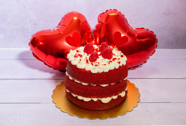 red velvet cake per san valentino